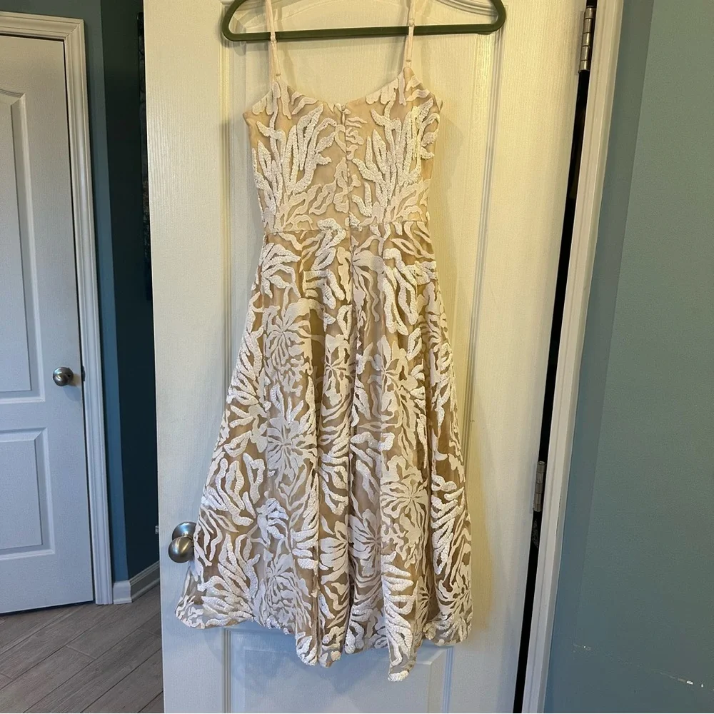 Dress the Population Women's Layla Sweetheart Fit and Flare Midi Dress XS 0 $298 - Picture 5 of 7